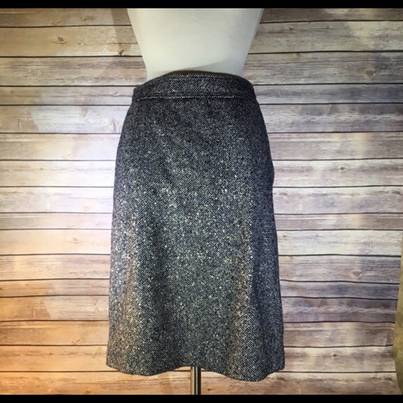 TORY BURCH Tweed Metallic Pencil Skirt - Picture 2 of 4